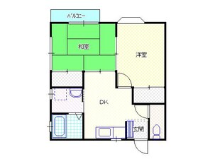 新発田駅 徒歩17分 1階の物件間取画像